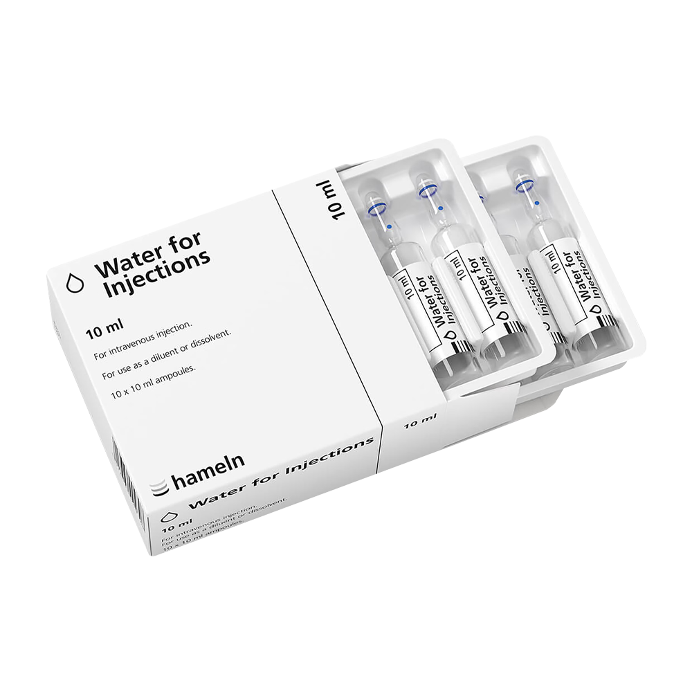 Water For Injection 10ml Pack of 10